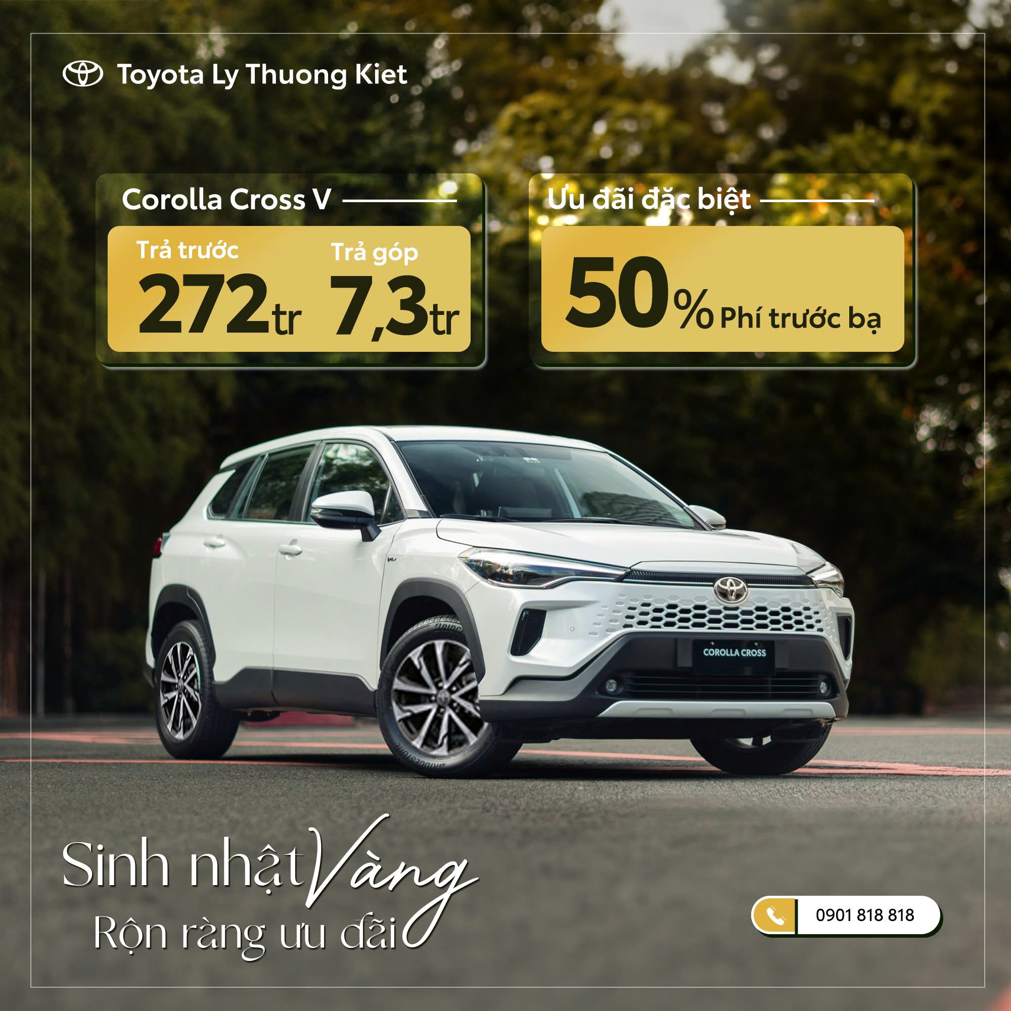 ưu đãi Toyota Corolla Cross 2025