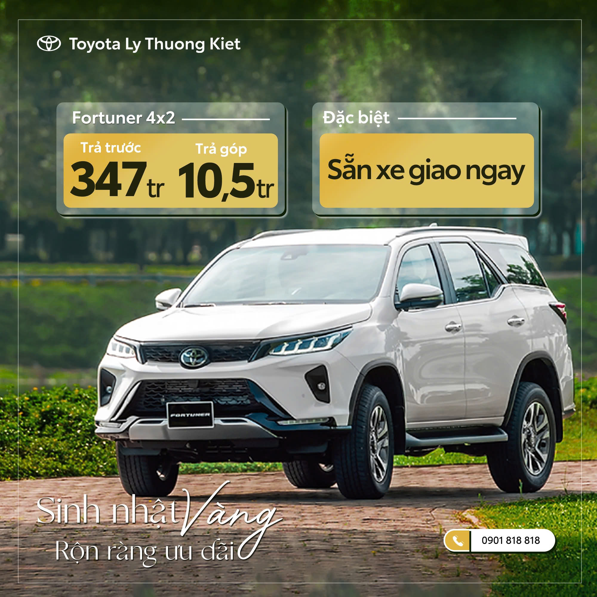 Ưu đãi Toyota Fortuner 2025