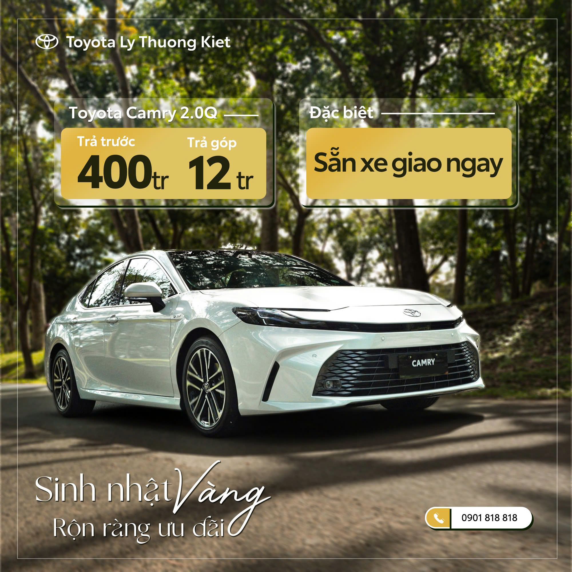 Ưu đãi Toyota Camry 2025