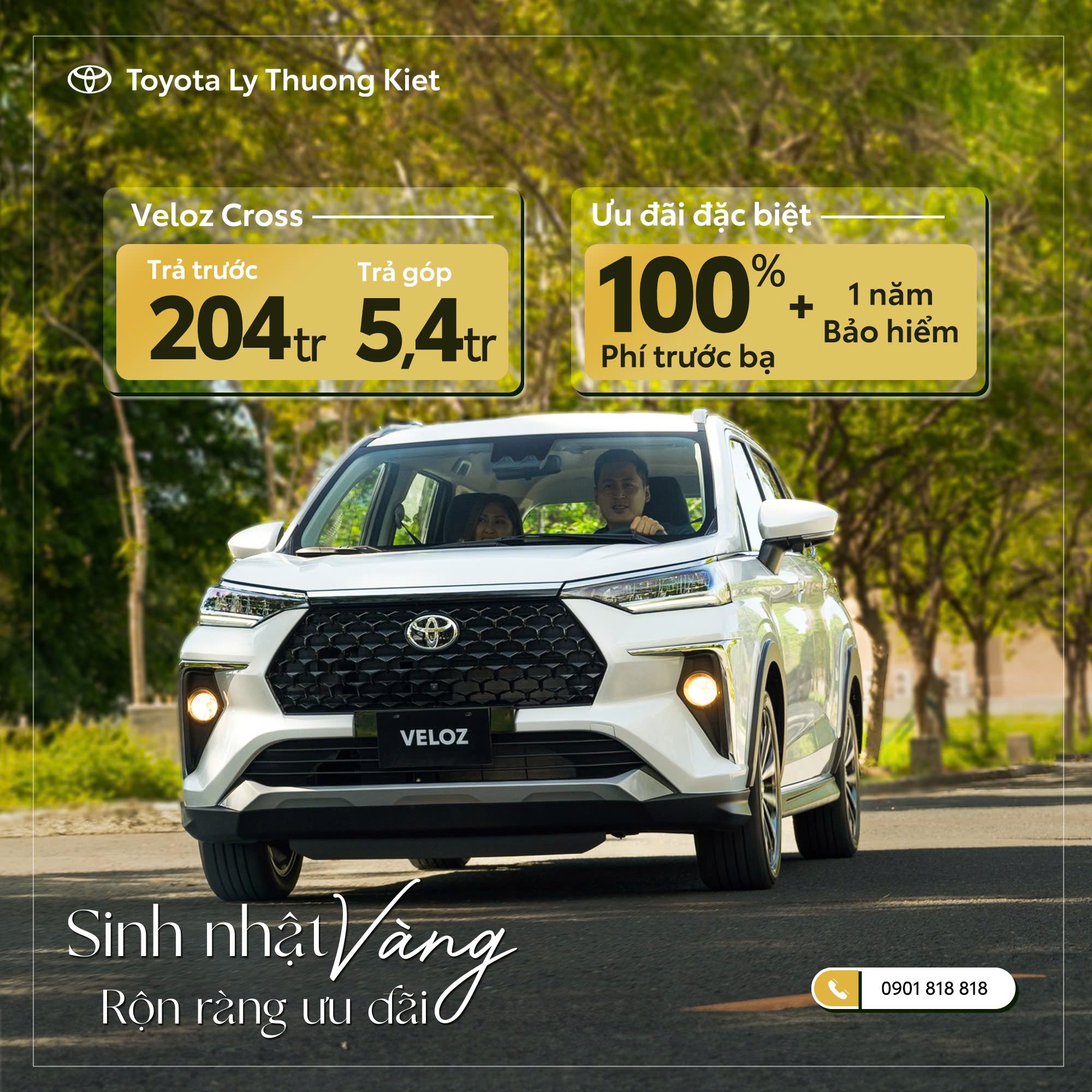Ưu đãi Toyota Veloz cross 2025