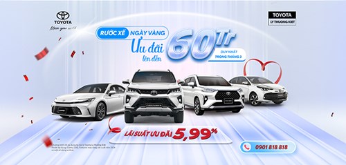 Khuyến Mãi Xe Mới Toyota Lý Thường Kiệt