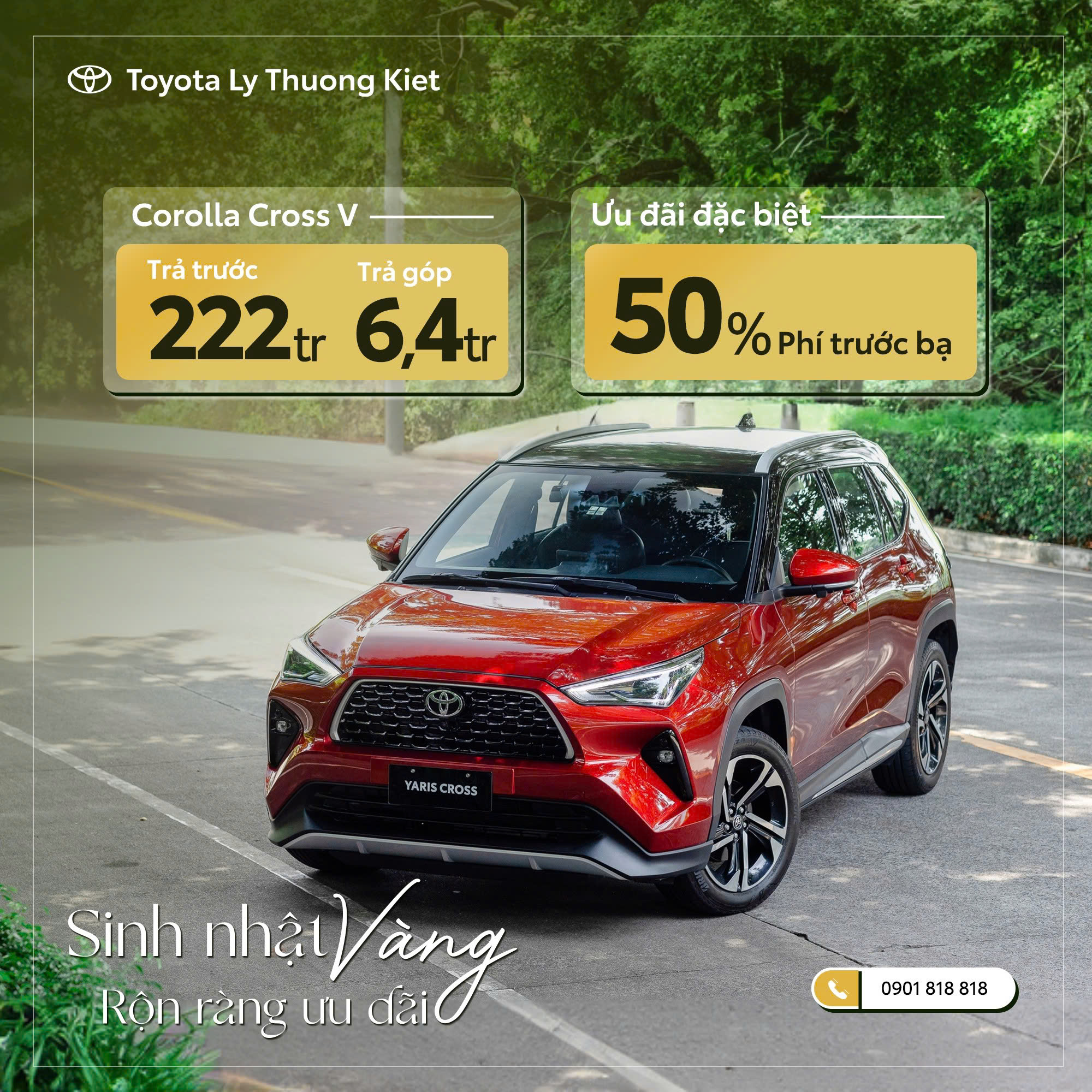 Ưu đãi Toyota Yaris Cross 2025