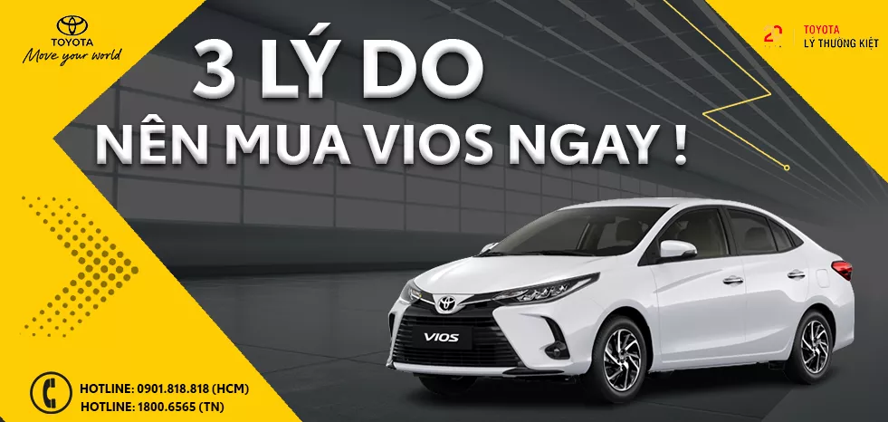 You Are Currently Viewing 3 Lý Do Nên Xuống Cọc Mua Vios Ngay Vào Thời Điểm Này!