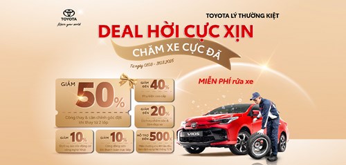 You Are Currently Viewing Chăm Xe Thả Ga – Nhận Quà Cực Đã _ Ưu Đãi Dịch Vụ Tháng 03