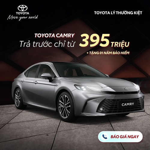 chuong trinh uu dai toyota camry 2025