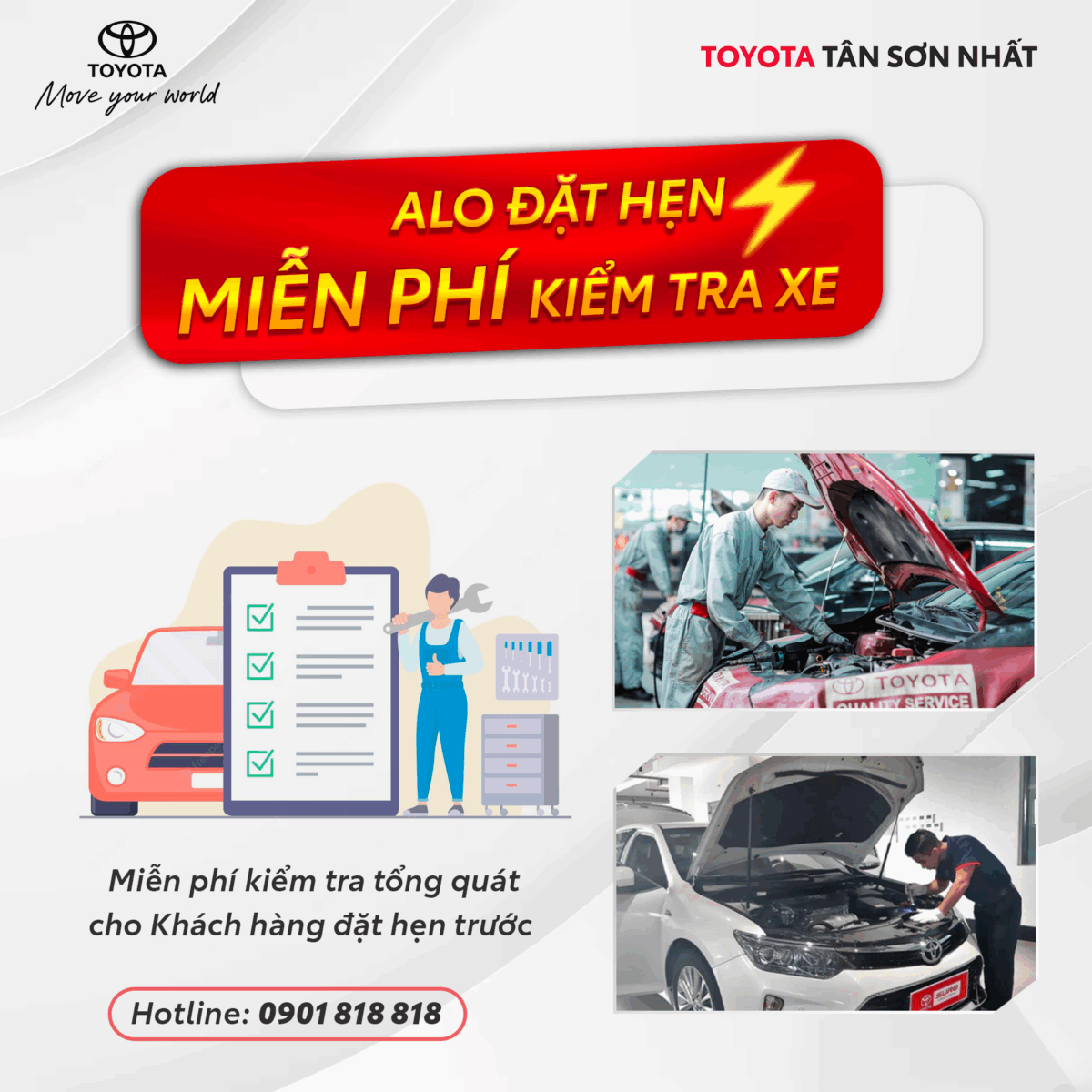 Chăm Sóc Xe Chính Hãng, Tại Đây Có Nhiều Khuyến Mãi Dịch Vụ Nhất !!!