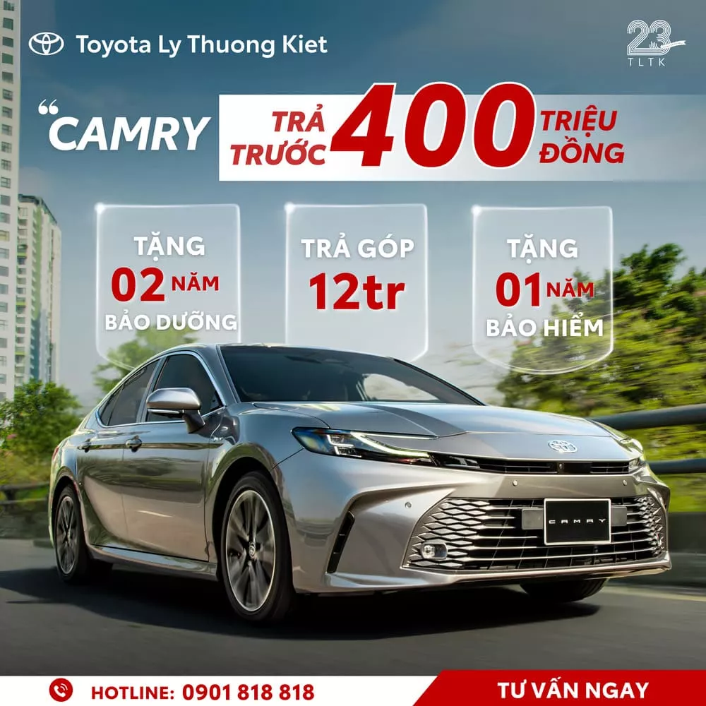 Chi Tiết Bảng Giá Xe Toyota Camry Kèm Khuyến Mãi