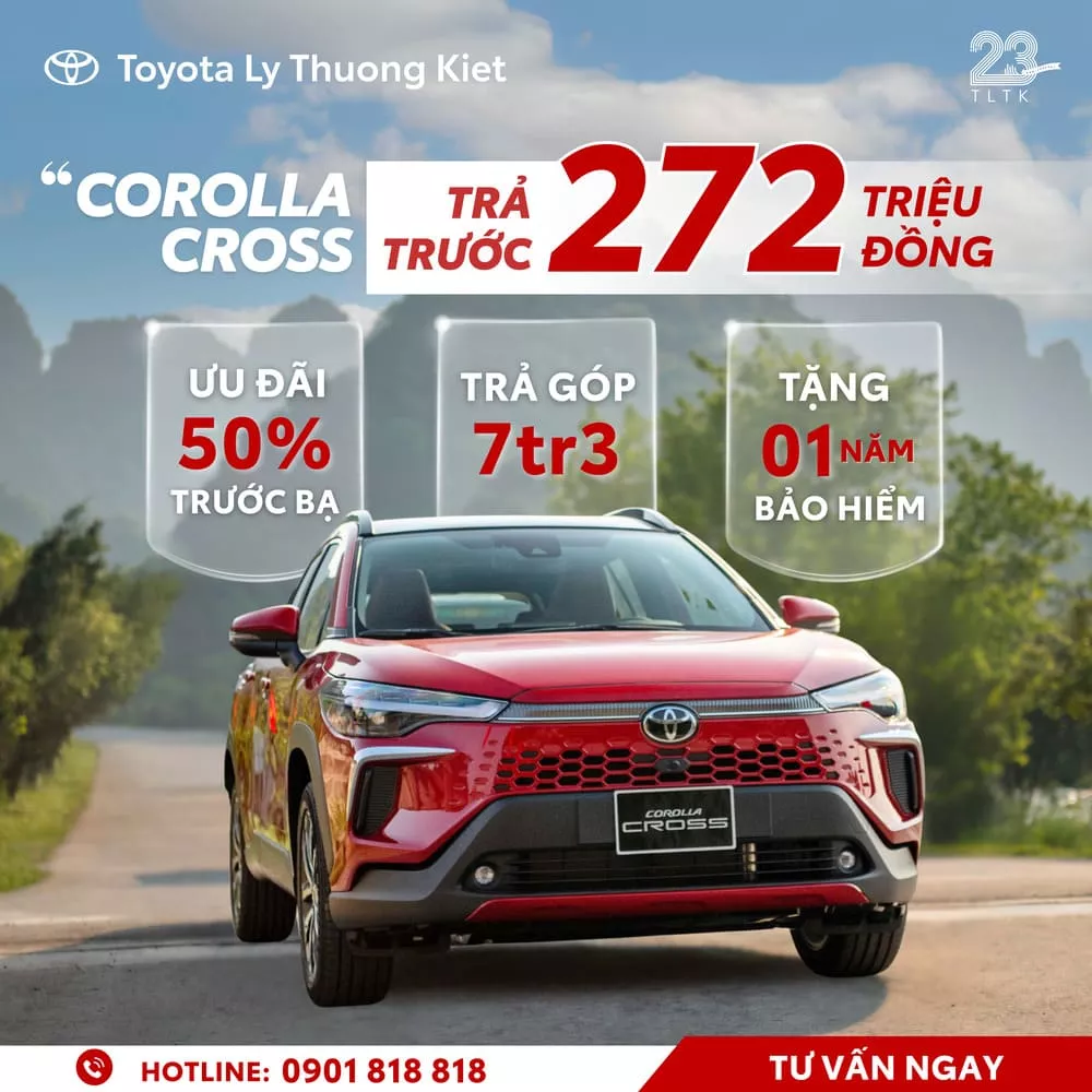 Chi Tiết Bảng Giá Xe Toyota Corolla Cross Kèm Khuyến Mãi