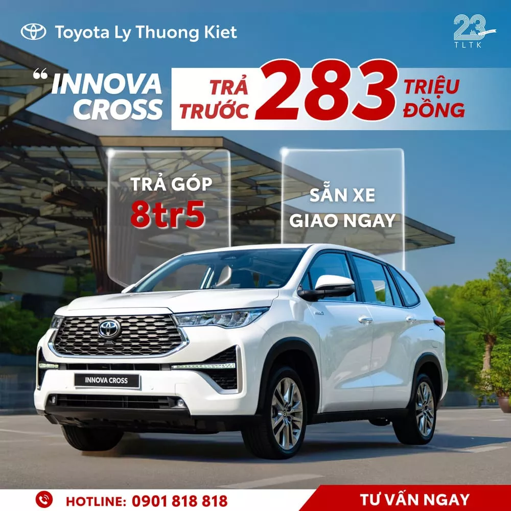 Chi Tiết Bảng Giá Xe Toyota Innova Cross Kèm Khuyến Mãi