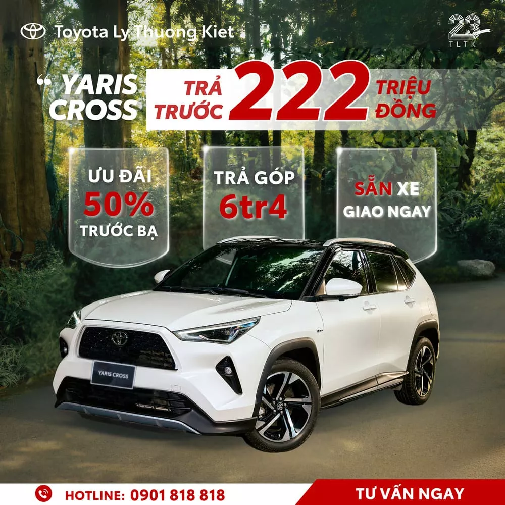 Chi Tiết Bảng Giá Xe Toyota Yaris Cross Kèm Khuyến Mãi